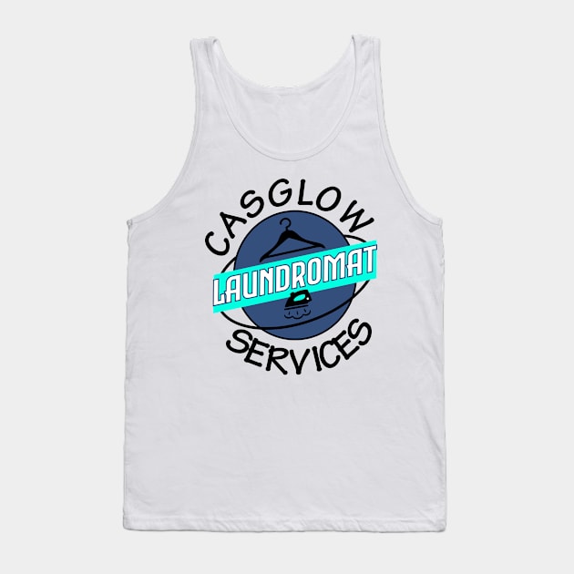 Casglow Laundromat Tshirt Tank Top by damieloww